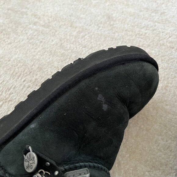 Ugg Boho Black Mini Boots 7 - Picture 7 of 9